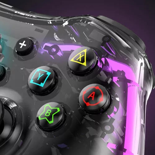 Control Gamer RGB Inalámbrico - Precisión y Comodidad con Vibración